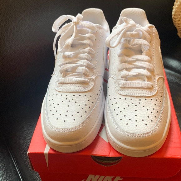 Nike Shoes - White court version Nikes womens size 7.5.